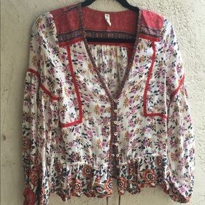 Spell Designs Elle Blouse Rosewood Small
